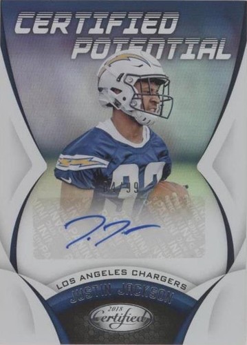 2018 Panini Certified Justin Jackson #CPS-JJ