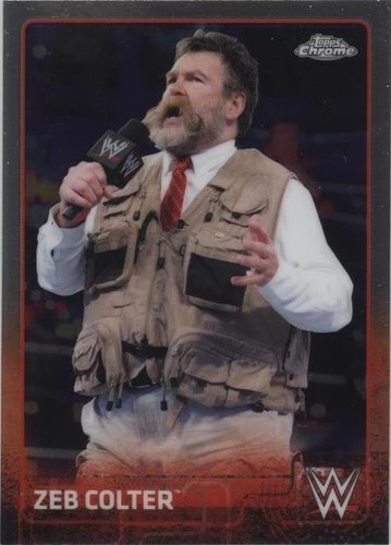 2015 Topps Chrome WWE - Zeb Colter #78