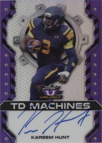 2017 Leaf Valiant Kareem Hunt #TDM-KH1