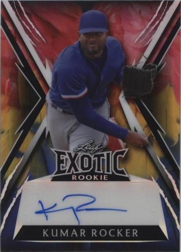 2023 Leaf Exotic - Kumar Rocker #BA-KR1