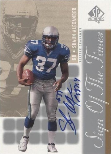 2000 SP Authentic Shaun Alexander #SA