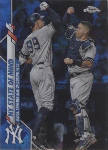 2020 Topps Chrome Sapphire Edition - Aaron Judge Gary Sanchez #591