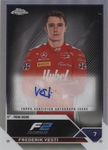 2023 Topps Chrome Formula 1 - Frederik Vesti #CAC-FV