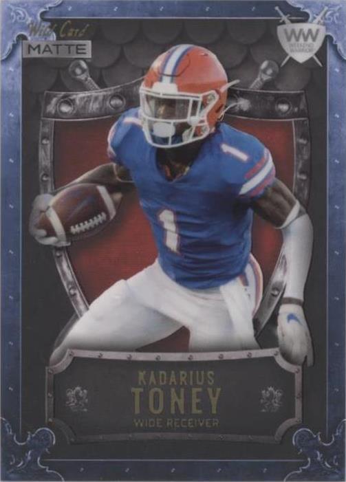 2021 Wild Card MATTE Kadarius Toney #WWB-25