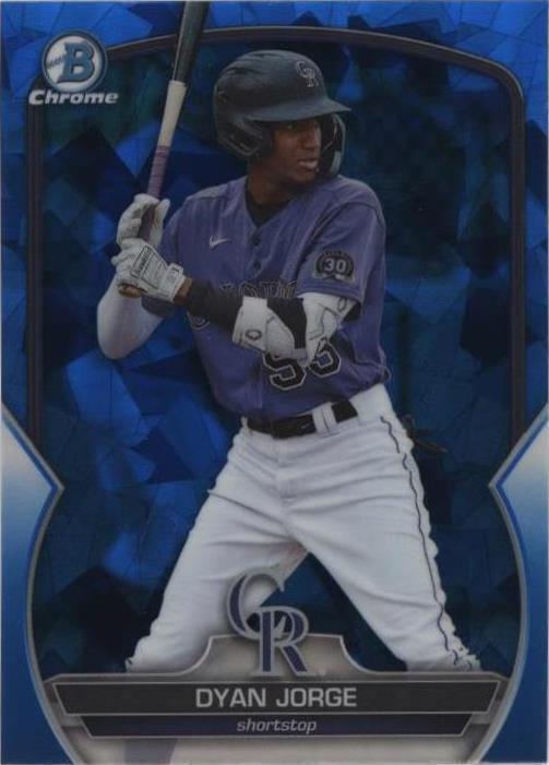 2023 Bowman Chrome Draft Sapphire Edition - Dyan Jorge #BDC-194