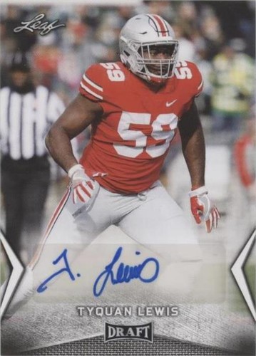 2018 Leaf Draft Tyquan Lewis #BA-TL1