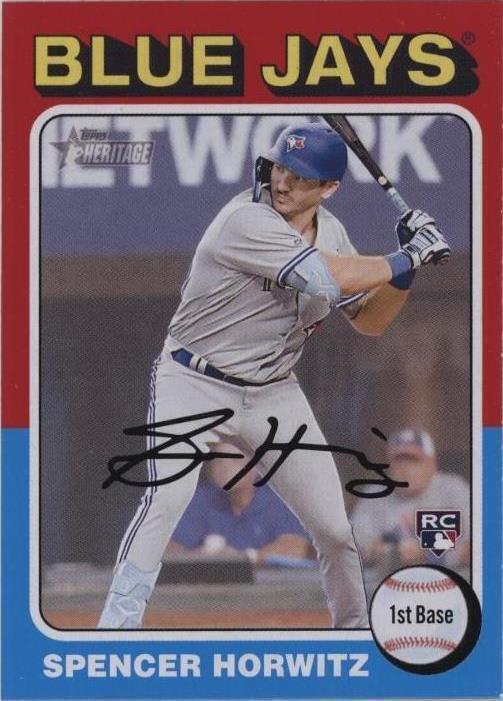 2024 Topps Heritage - Spencer Horwitz #452