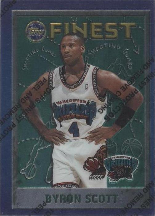 1995-96 Topps Finest - Byron Scott #162