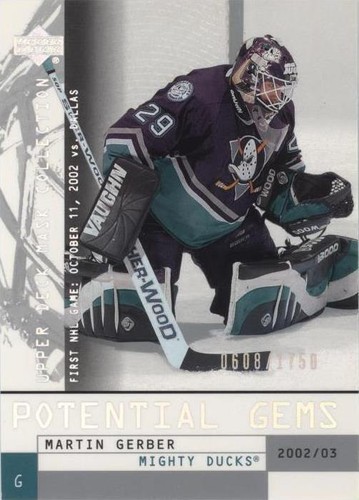 2002-03 Upper Deck Mask Collection - Martin Gerber #151