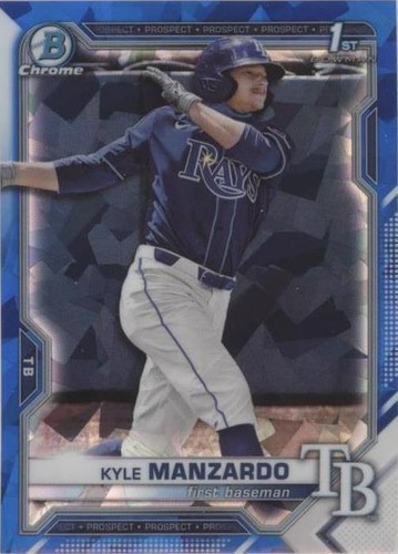 2021 Bowman Chrome Draft Sapphire Edition - Kyle Manzardo #BDC-191