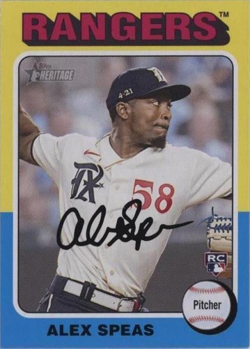 2024 Topps Heritage - Alex Speas #274