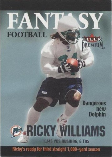 2002 Fleer Premium Ricky Williams #8 FT
