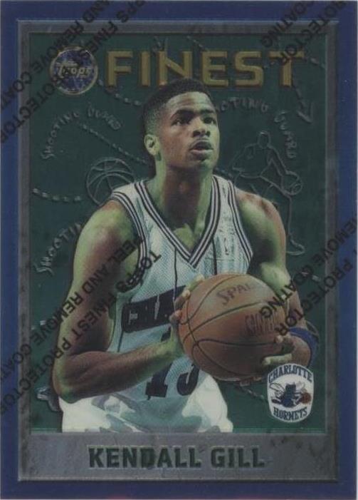 1995-96 Topps Finest - Kendall Gill #13