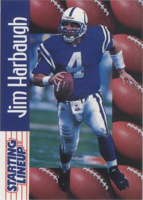 1997 Kenner Starting Lineup Jim Harbaugh #4
