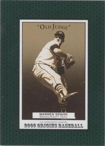 2005 Upper Deck Origins - Warren Spahn #111