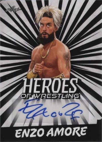 2023 Leaf Heroes of Wrestling - Enzo Amore #BA-EA1