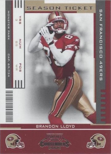 2005 Playoff Contenders Brandon Lloyd #83