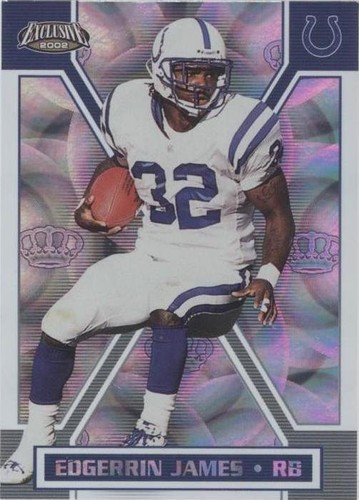 2002 Pacific Exclusive Edgerrin James #75