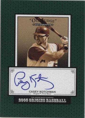 2005 Upper Deck Origins - Casey Kotchman #CK