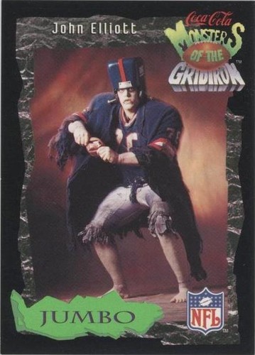 1994 Classic Pro Line Live Coca-Cola Monsters of the Gridiron John Elliott #22