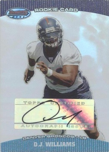 2004 Bowman's Best D.J. Williams #149