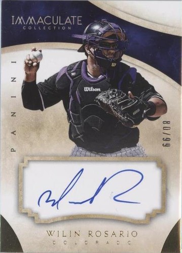 2014 Panini Immaculate Collection - Wilin Rosario #74