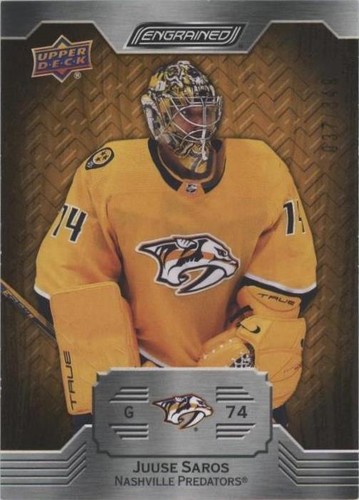 2023-24 Upper Deck Engrained - Juuse Saros #55