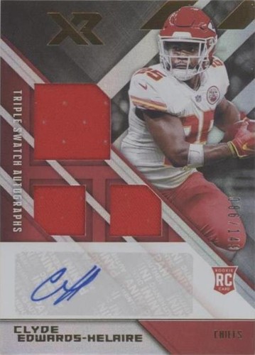 2020 Panini XR Clyde Edwards-Helaire #221