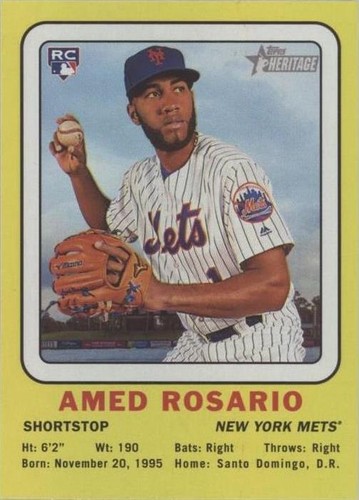 2018 Topps Heritage - Amed Rosario #69CC-ARO