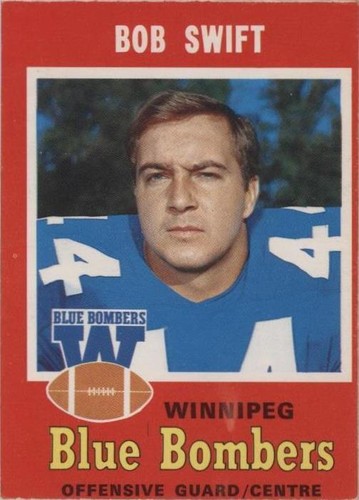 1971 O-Pee-Chee Canadian Football League Bob Swift #23