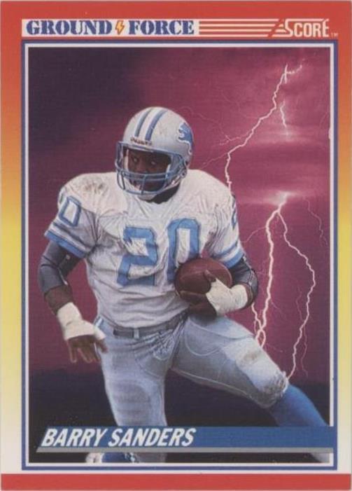 Score Barry Sanders #325 1990