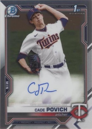 2021 Bowman Draft - Cade Povich #CDA-CPO