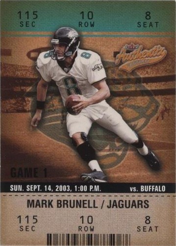 2003 Fleer Authentix Mark Brunell #81