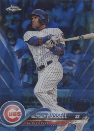 2018 Topps Chrome Sapphire Edition - Addison Russell #384