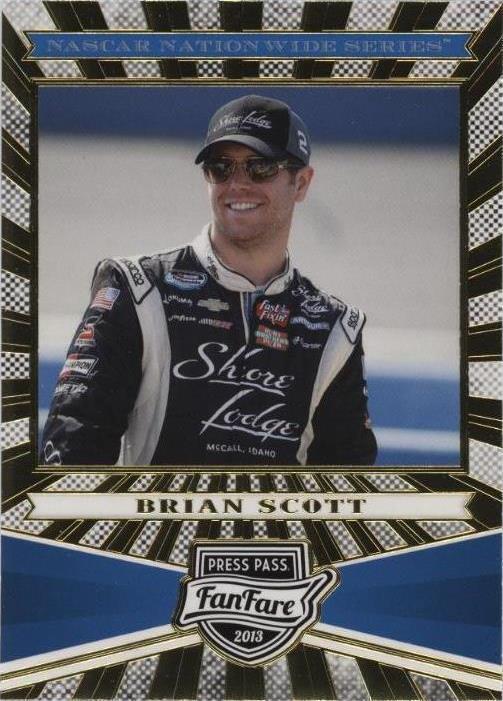 2013 Press Pass Fanfare - Brian Scott #74