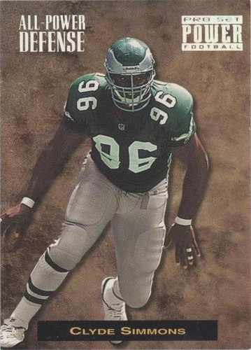 1993 Pro Set Power Clyde Simmons #APD 1