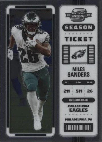 2022 Panini Contenders Optic Miles Sanders #55
