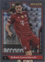 2021-22 Topps Merlin Collection Chrome UCL Robert Lewandowski #1