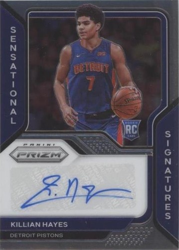 KILLIAN HAYES RC AUTO 2枚セート 2020 Panini Black Rookie Memorabilia Silver /25 Killian