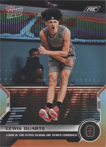 2021-22 Topps Now Overtime Elite - Lewis Duarte #26