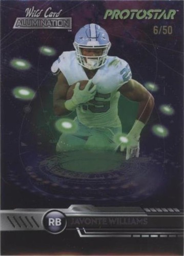 2021 Wild Card Alumination Javonte Williams #PS-11