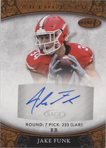 2021 Sage Aspire Jake Funk #ASP-41
