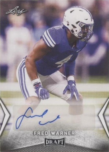 2018 Leaf Draft Fred Warner #BA-FW1