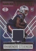 2021 Panini Illusions Rhamondre Stevenson #GE-RS