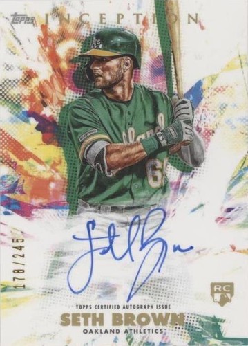 2020 Topps Inception - Seth Brown #RESA-SB