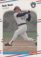 1988 Fleer - Rob Deer #163