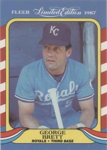 1987 Fleer Limited Edition Baseball Superstars Baseball Trading Cards