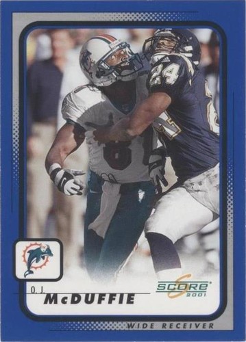 2001 Score O.J. McDuffie #106