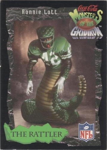 1994 Classic Pro Line Live Coca-Cola Monsters of the Gridiron Ronnie Lott #23