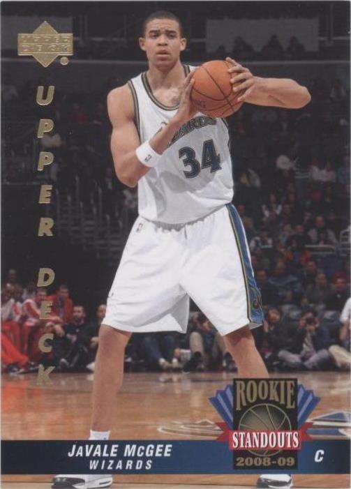 Linaje de cubierta superior 2008-09 - JaVale McGee #RS-20